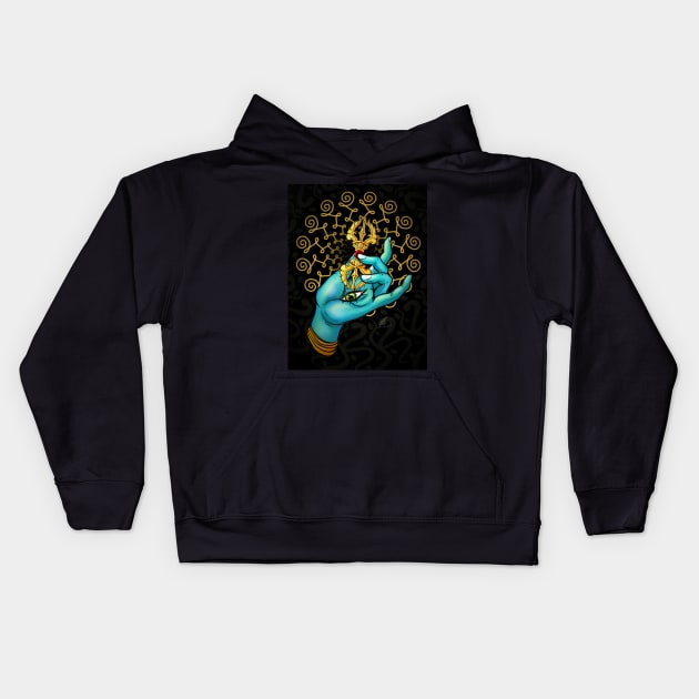 Vajra t-shirt - Dorje - Dharma Guru - Buddha Kids Hoodie by Roy's Disturbia